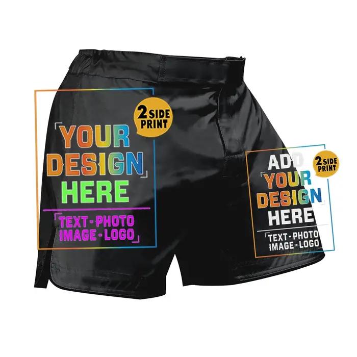 Shorts de combat personnalisés pour hommes et enfants, Muay Thai, MMA, course à pied, Sanda, boxe, T