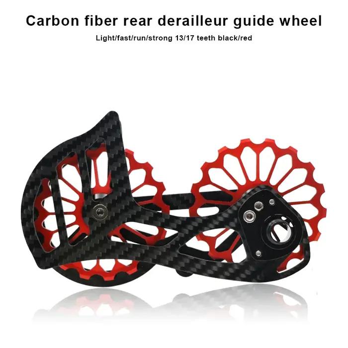 Dérailleur arrière en céramique de vélo en Fiber de carbone pour Shimano R6800 R7000 R8000 R9000 pou