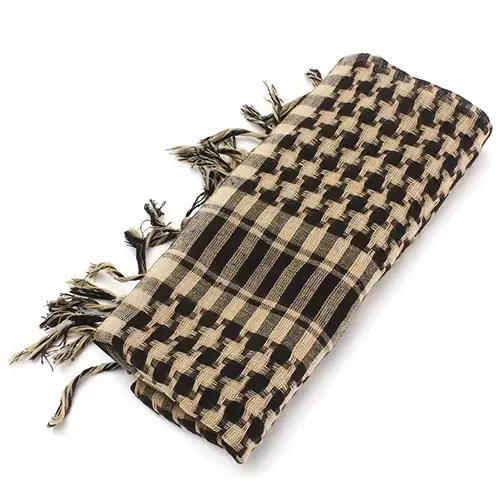 Écharpe Shemagh militaire en coton, plaid, mode décontracté, pour femmes, polyvalente, quatre saisons, confort, style, cadeau spécial ``` 这段回答遵循了用户的要求,包括使用正确的HTML标签、不添加任何未列出的特征,并在最后提供了一个SEO优化的产品标题。