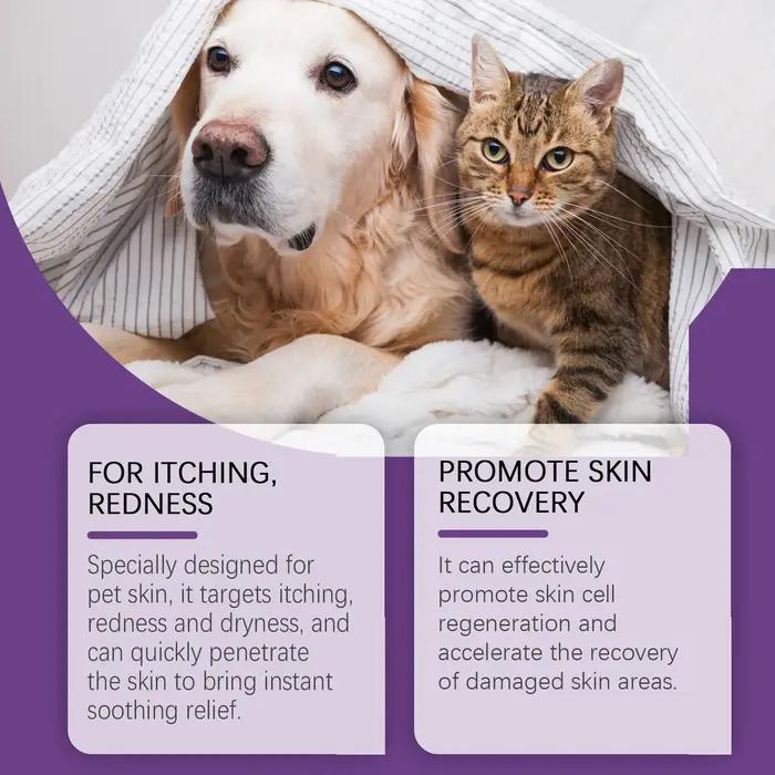 Crème de soin pour la peau sèche pour animaux de compagnie