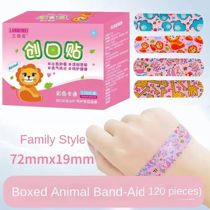 120 pièces/boîte dessin animé pansement mignon Mini enfants respirant imperméable