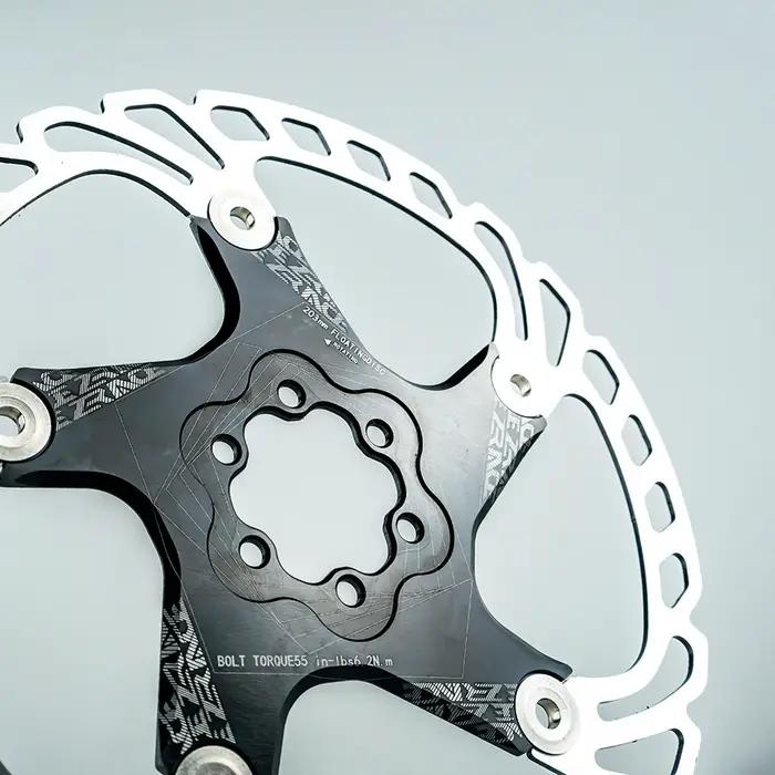 ZRACE rotor de frein de vélo forte dissipation thermique rotor flottant 160mm 180mm 203mm frein à di