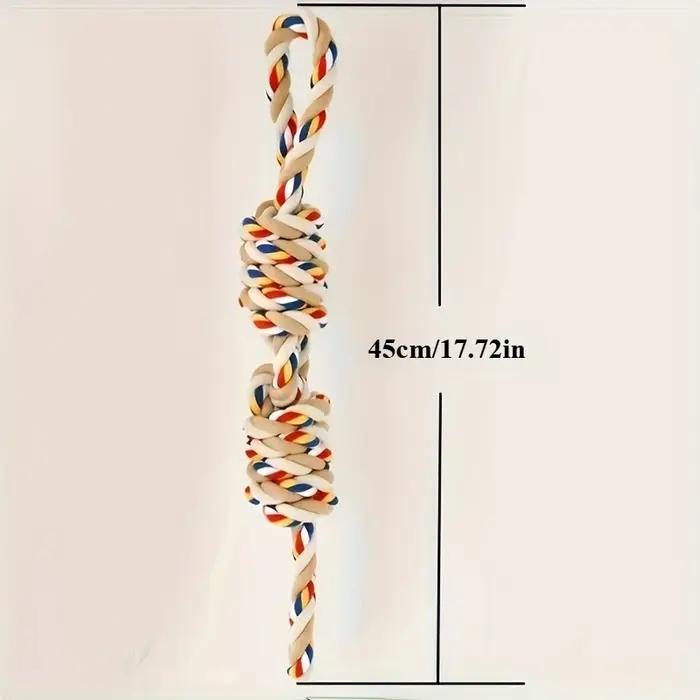 Jouet de corde de nettoyage des dents Durable de 45cm pour chiens-jouets interactifs à mâcher et à jouer pour animaux