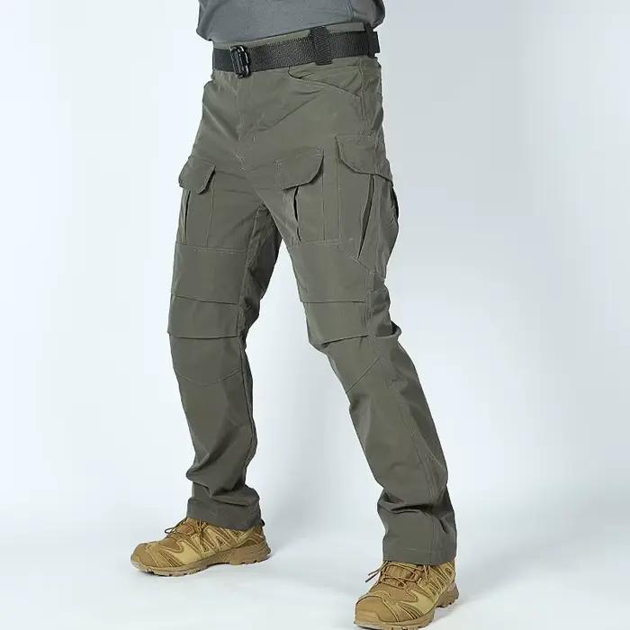 Pantalon tactique chasse Molle ripstop stretch - Résistant à l'eau, séchage rapide pour activités extérieures