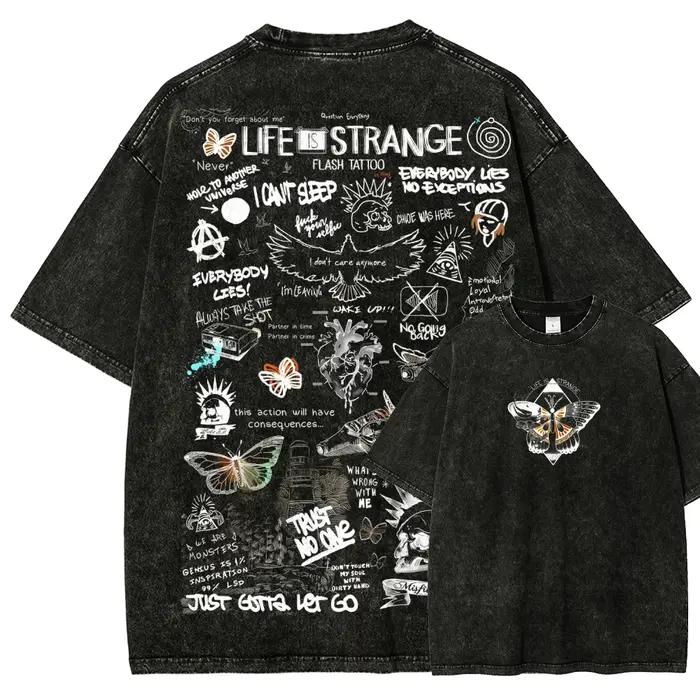 T-shirt délavé Life is Strange
