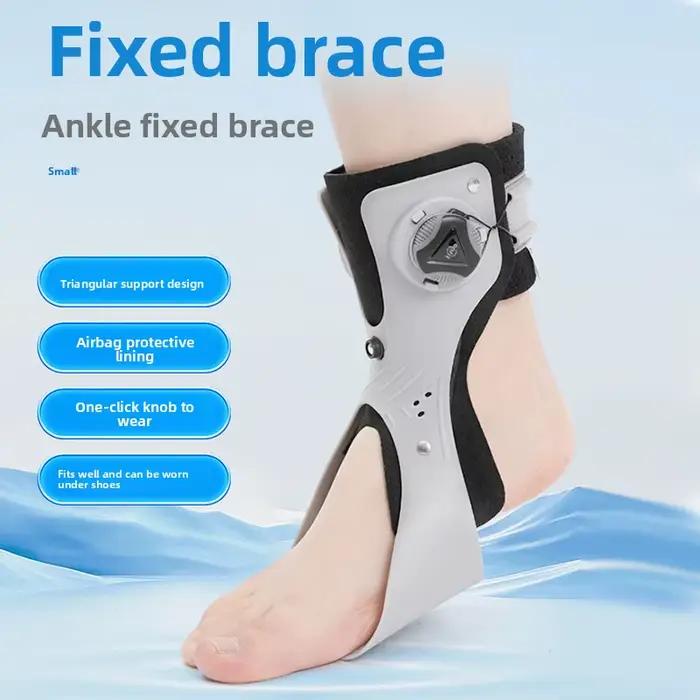 Orthèse de pied tombant AFO AFOs, Support de cheville avec Airbag gonflable confortable pour les chaussures d'accident vasculaire cérébral de l'hémiplégie, marche