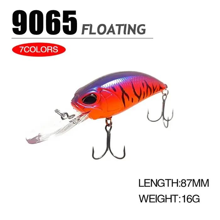 Haute qualité Wobbler leurre de pêche conception japonaise bruit manivelle 6g 42mm flottant manivell
