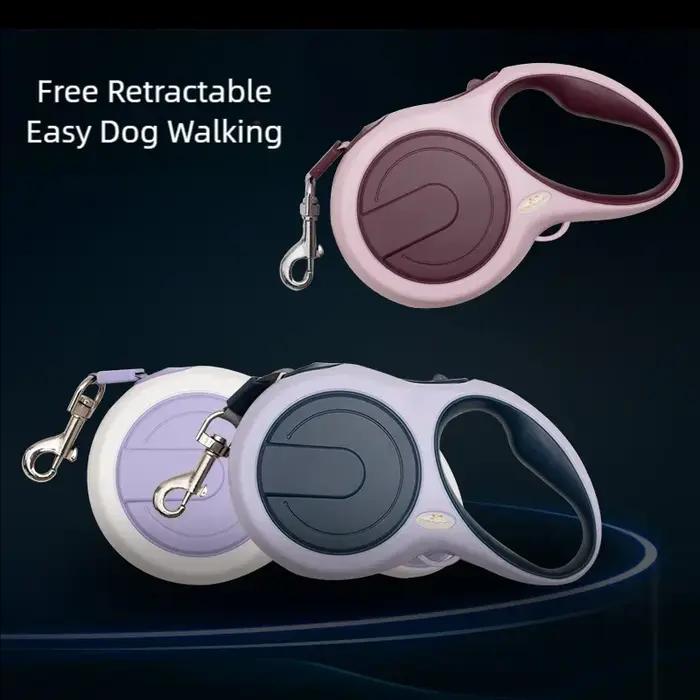 Collier de Roulette rétractable pour chien de 5m