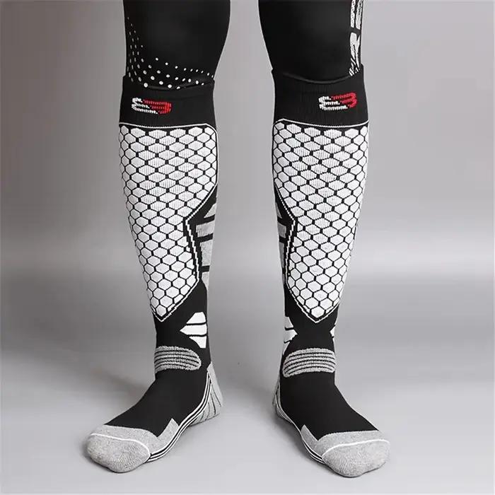 Lot 3 paires chaussettes chasse hiver épaisses - Chaleur absorption ski patinage randonnée
