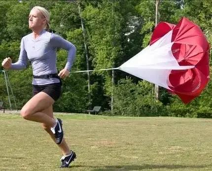 Parachute de résistance pour athlètes, entraînement de vitesse, course et glissade, équipement d'entraînement physique outdoor, 145x145 cm, bleu, jaune, rouge, vert