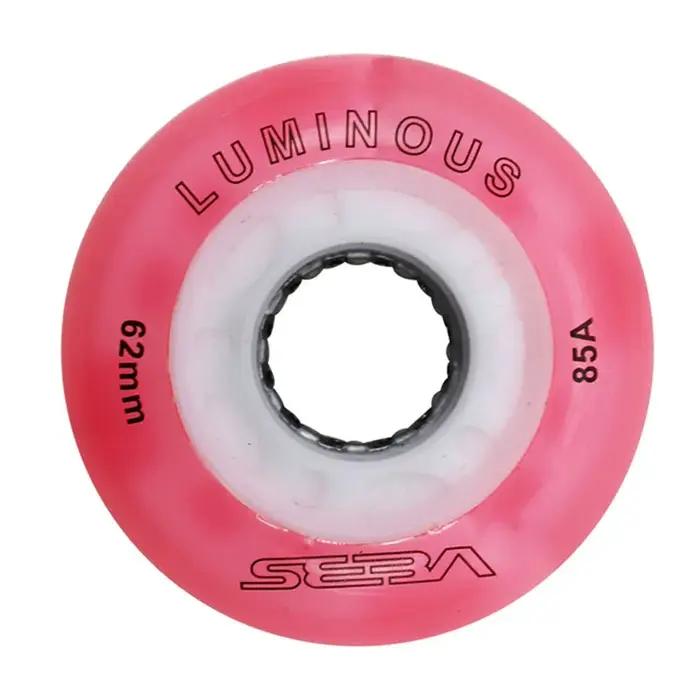 4 pièces 85A 62mm 64mm 68mm 70mm 72mm 76mm 80mm LED lumineuse roue à rouleaux pour enfants adultes P