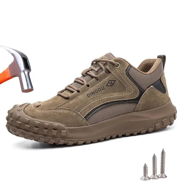 Chaussures de sécurité homme bout en acier semelle kevlar robuste résistante à l'usure protection professionnelle ocassions spéciales