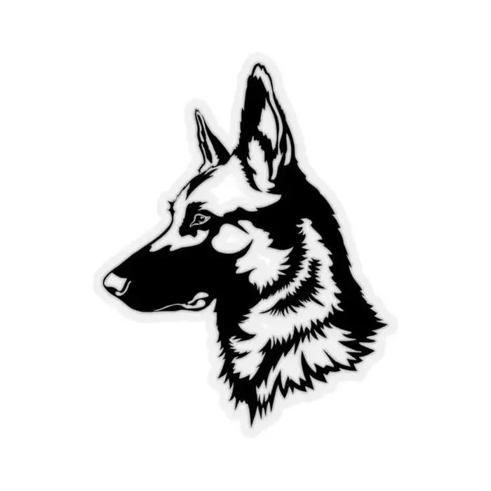 Autocollants profil malinoïens en PVC pour voitures, motos, vélos et pare-chocs - Design unique et personnalisable - Protection durable contre l'eau et le soleil - Facile à installer et à retirer