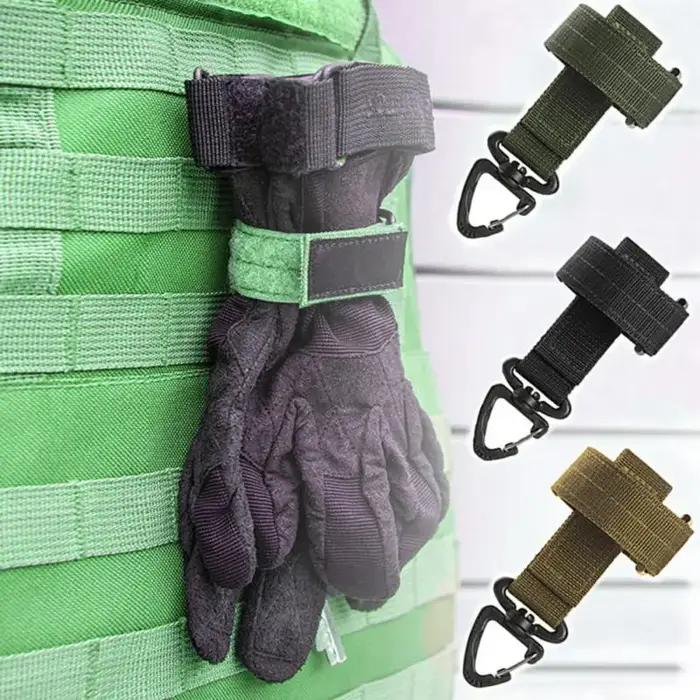 Gants tactiques nylon avec mousquetons - 1 à 6 paires pour randonnée escalade et stockage corde