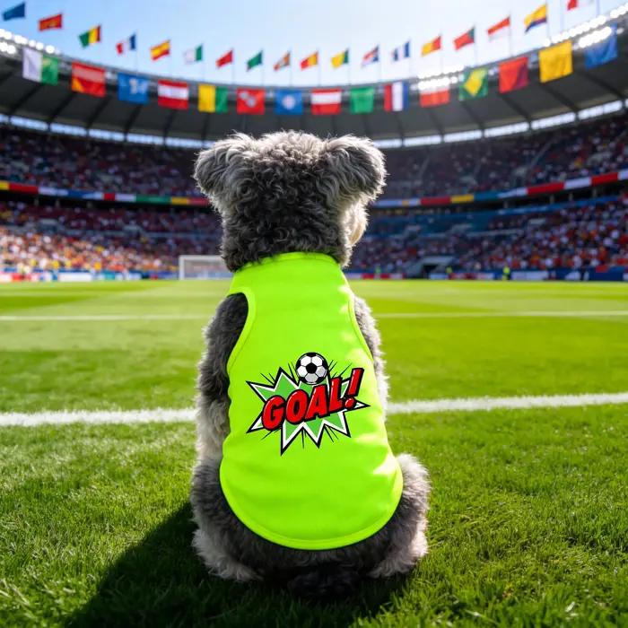 T-shirt imprimé Coupe du Monde pour chien - Des motifs tendance et mignons qui ajoutent de la vitalité à votre