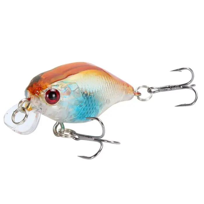Mini leurres de pêche à manivelle, appât dur Élflottant, matériel de pêche au bar et au brochet, Wob