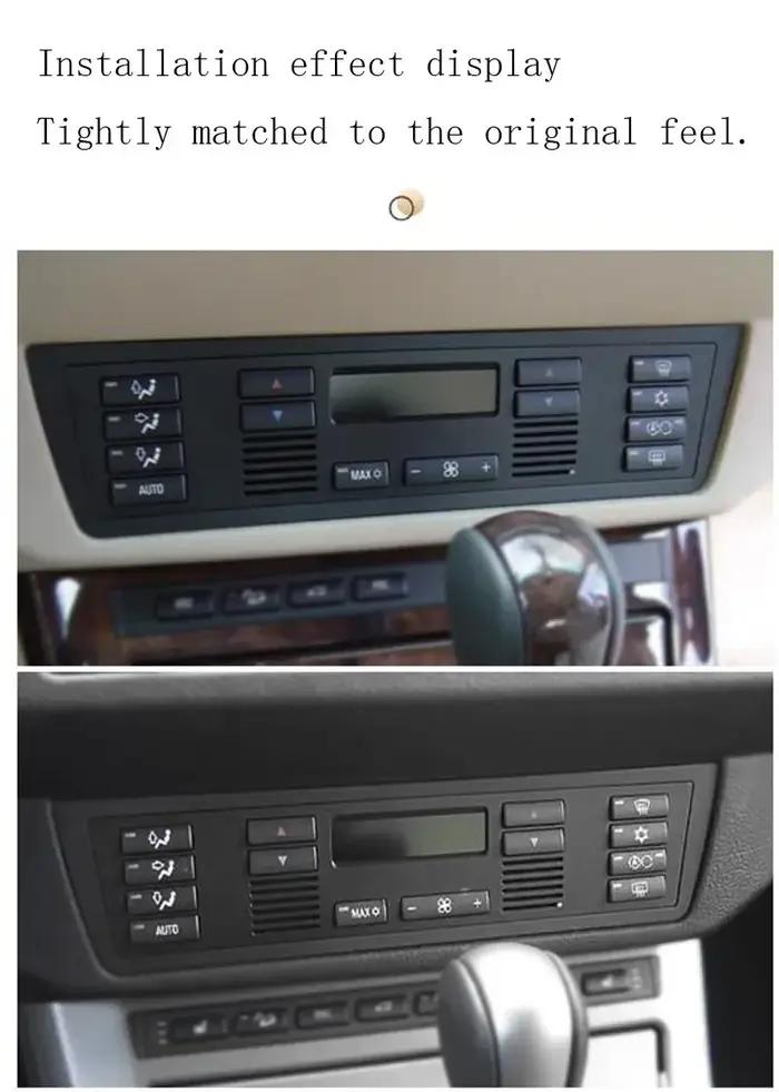 Pour BMW E39 E53 Console centrale de voiture climat A/C panneau de commande boutons de commutation c