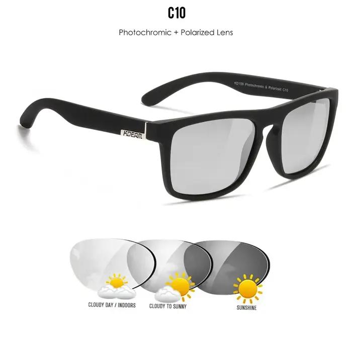 KDEAM Legend lunettes de soleil carrées lentille polarisée pour hommes femmes Sports de plein air pêche alpinisme lunett