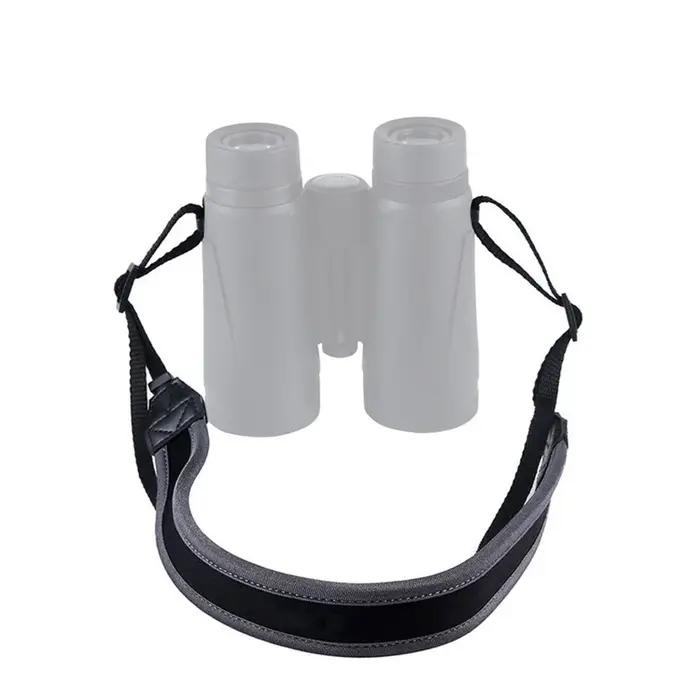 Sangle cou porte-jumelles confortable pour chasse - Bande réglable transport optique sécurisé