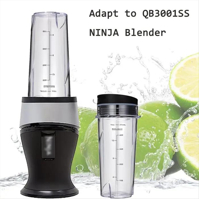 Mixeur Personnel Compact de 16Oz, Accessoire de Remplacement Standard pour Ninja QB3001SS, avec Vide