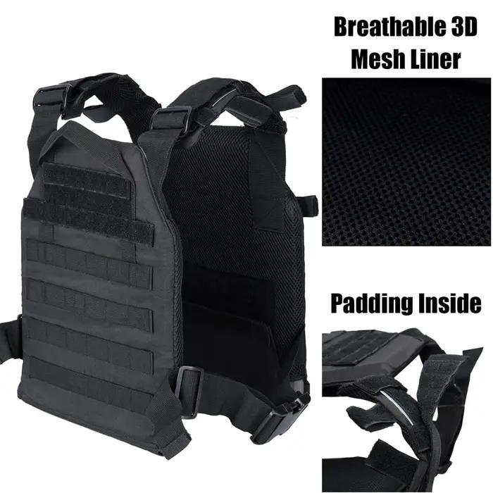 LQARMY Gilet lesté pour hommes et femmes Gilets de musculation réglables pour entraînement de force