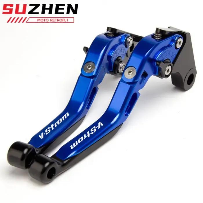 Leviers d'embrayage de frein pliables extensibles réglables pour moto