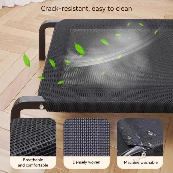 Lit pour chien d'été respirant pour le camping