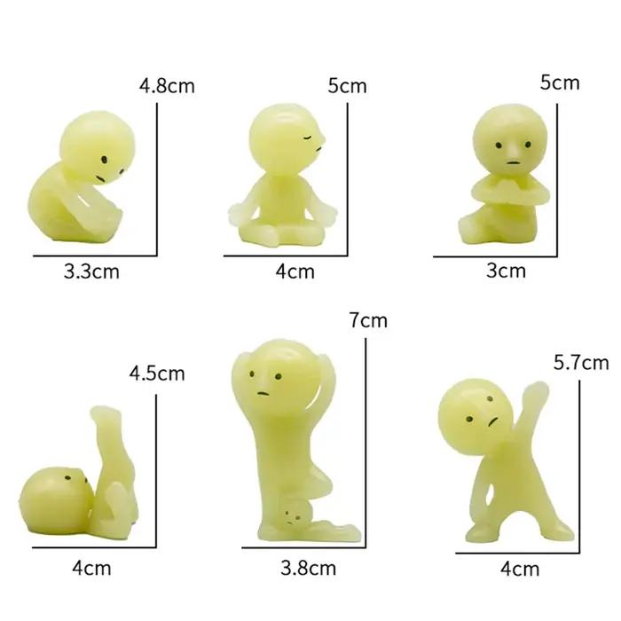 Cadeau surprise, série Yoga Bedroom, plusieurs poupées, boîte mystère verte noctilucente, figurines