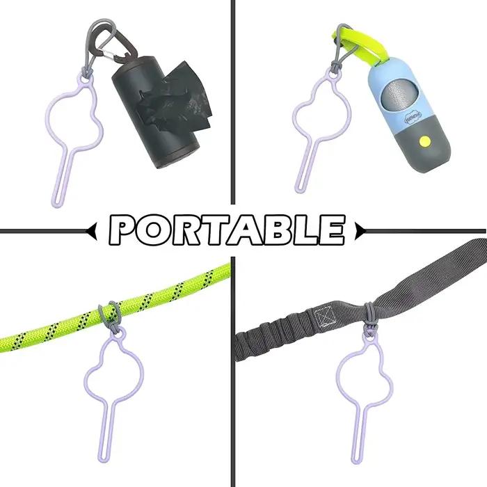Distributeur de sacs de déchets pour chien mains libres support pour laisse sacs de déchets pour animaux de compagnie accessoires de marche fournitures de nettoyage pour chiens occassions spéciales