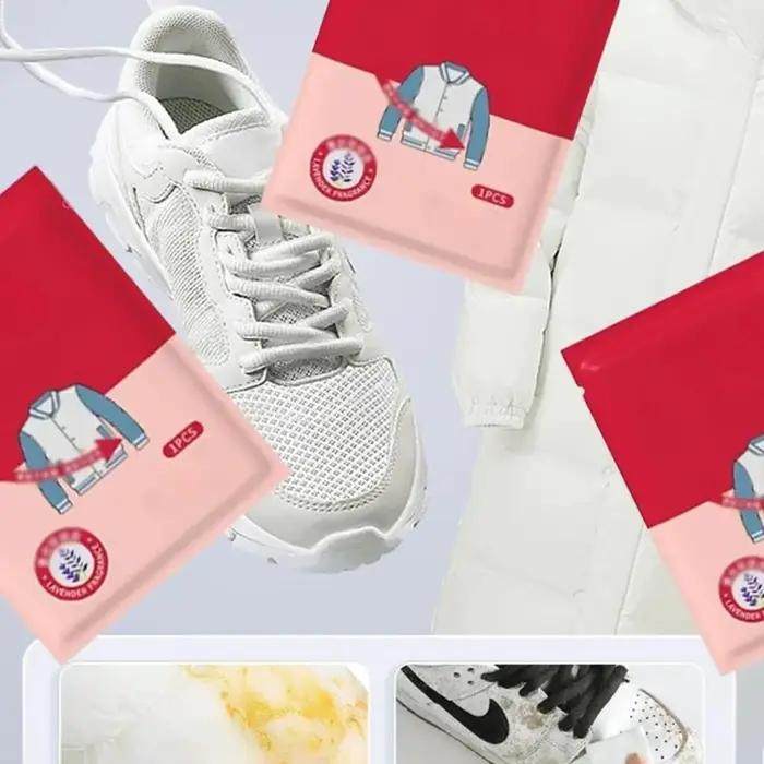 20 pièces lingettes humides anti-taches pour vêtements