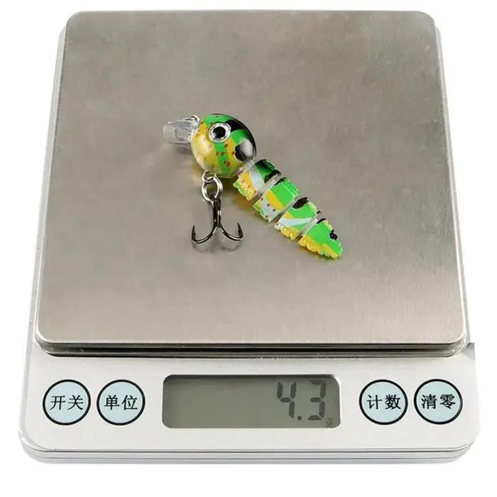 1 pièces coulant Wobblers multi-sections leurre de pêche vairon 5.5 cm 4.3g appât dur artificiel man
