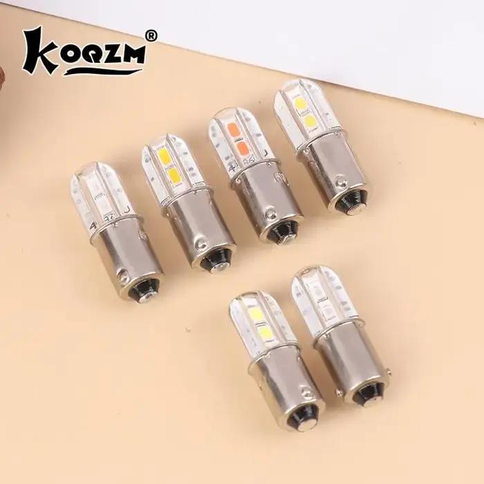 BA9S-Ampoule LED 6V, Ampoules de Mise à Niveau, 4LED, Remplacement pour Lampe de Poche, Sauna, Moteu