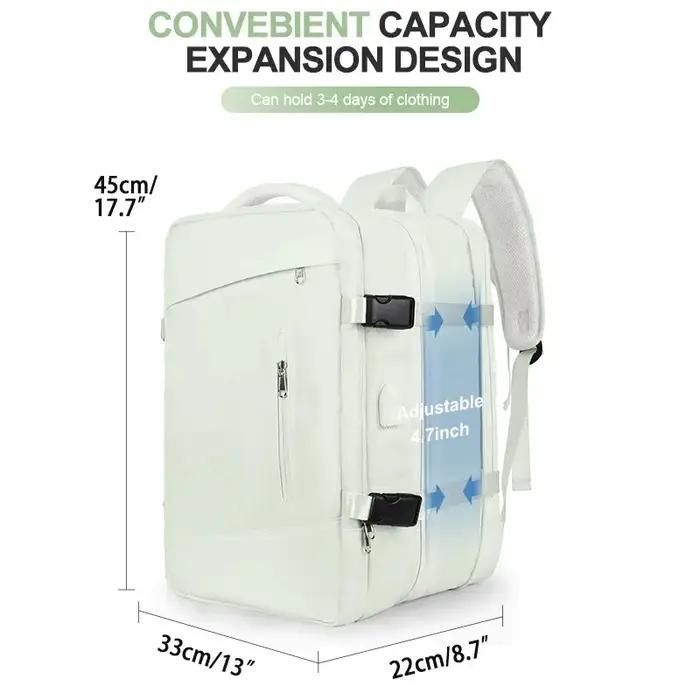 Sac à Dos de Voyage Extensible pour Homme et Femme