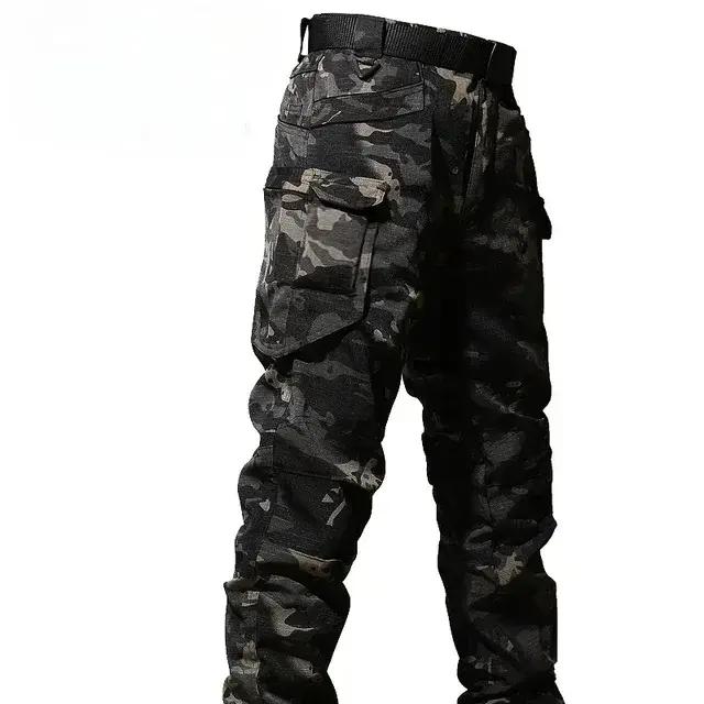 Ensemble tactique camouflage chasse professionnel - Veste + pantalon multi-poches résistant au vent
