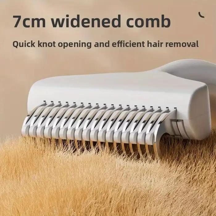 Brosse d'épilation de chien en acier inoxydable