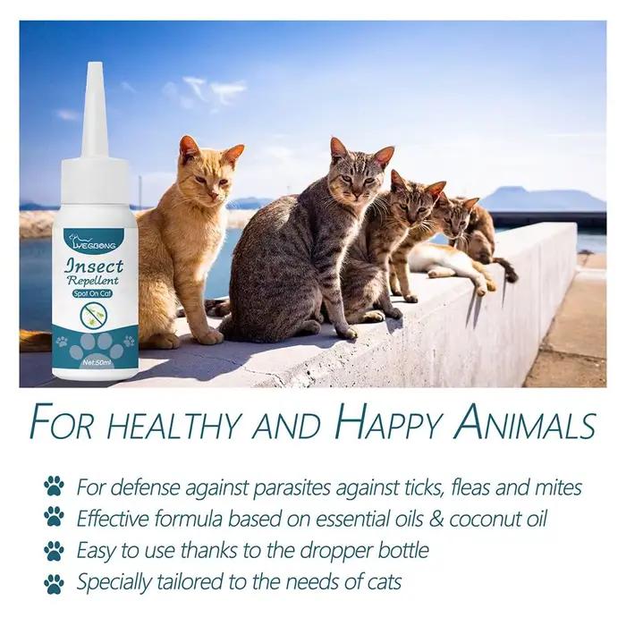 Gouttes anti-puces pour animaux de compagnie – Élimination des puces