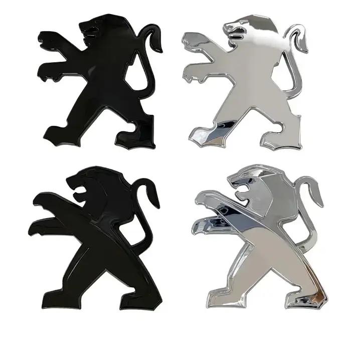 Badge lion 3D ABS avant arrière pour Peugeot 406 405 3008 208 - Emblème autocollant logo personnalisation