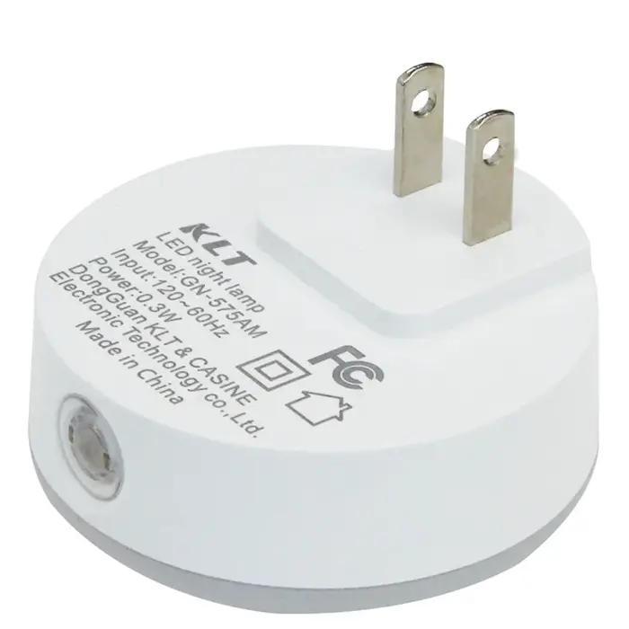 Lampe de détection de contrôle de la lumière LED veilleuse moderne et simple ABS pour bébés enfants chambres salles de bains occasions spéciales