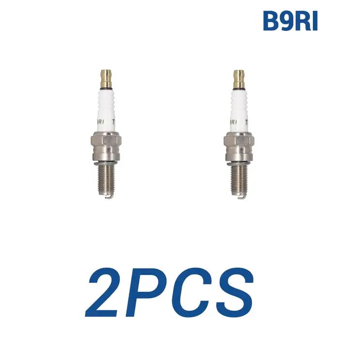 2-8PCS Bougies d'allumage à l'iridium pour torche B9RI Remplace pour CR9EIX CR9E CR9EK C9E CR9EB Denso IU27 U27ETR U27ES