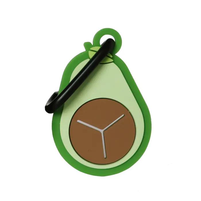 Distributeur de sacs à déjections canines en forme d'avocat, support mignon pour sacs à crottes, out