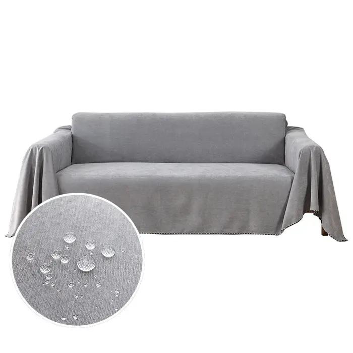 Housse de canapé imperméable et anti-rayures pour chiens et animaux de compagnie protection de meubles avec deux coussins pour salons modernes et pièces de réception