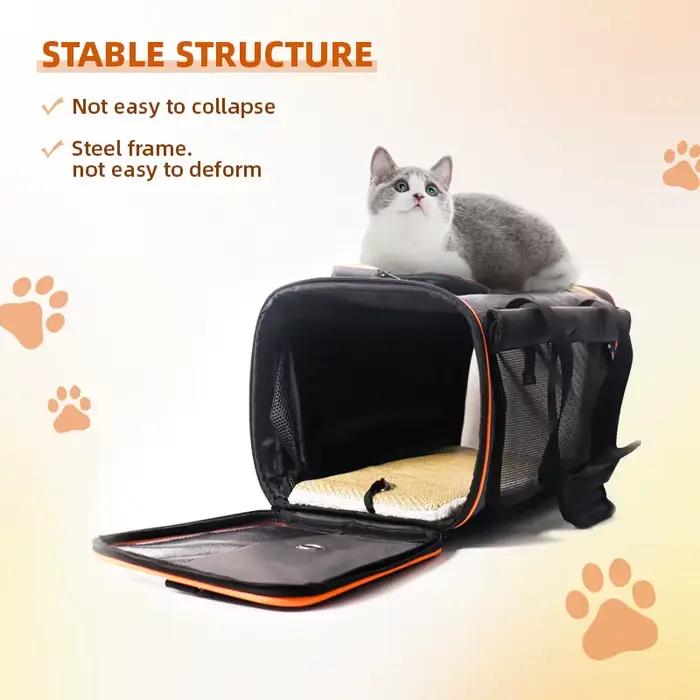 Sac de transport Portable en Nylon pour chiens et chats, approuvé par la compagnie aérienne, sac de