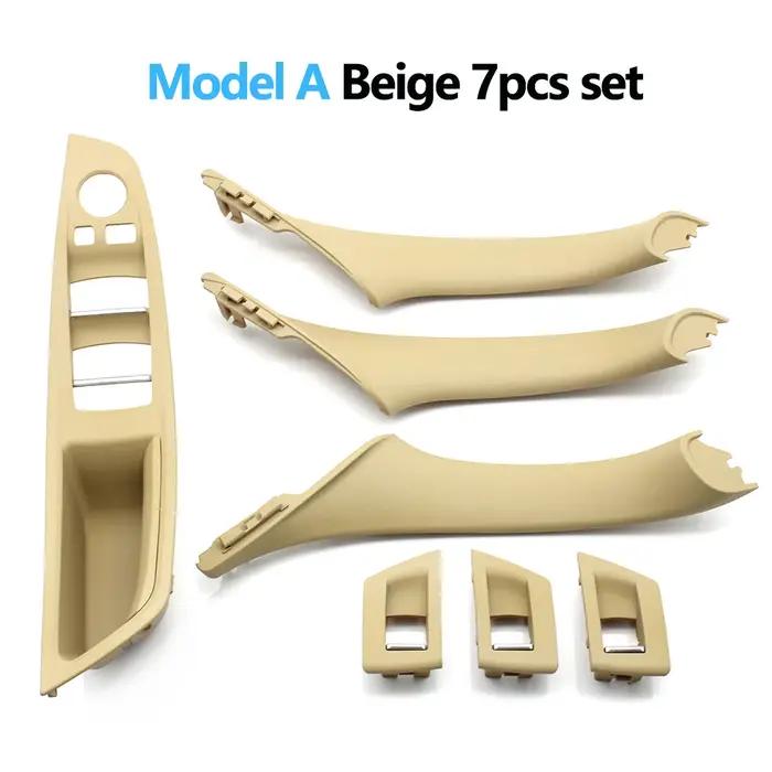 Ensemble de 7 pièces d'intérieur LHD pour BMW série 5 2010-2017 accoudoir poignée de porte panneau garniture couverture en PC et ABS丰富多彩的结果看起来非常棒,但请允许我简化一下HTML输出,使其更符合实际产品描述的格式和要求: ```html Personnalisez votre BMW série 5 avec élégance et confort Imaginons un intérieur de voiture où chaque détail ref