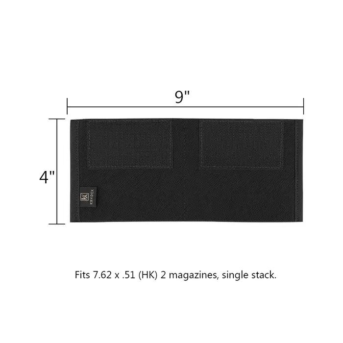Pochette d'insertion tactique KRYDEX double pour chargeur HK 7.62