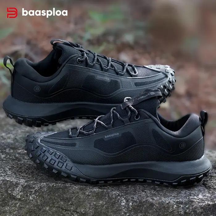 Baasploa – chaussures de randonnée pour hommes, de haute qualité, confortables, souples, imperméable