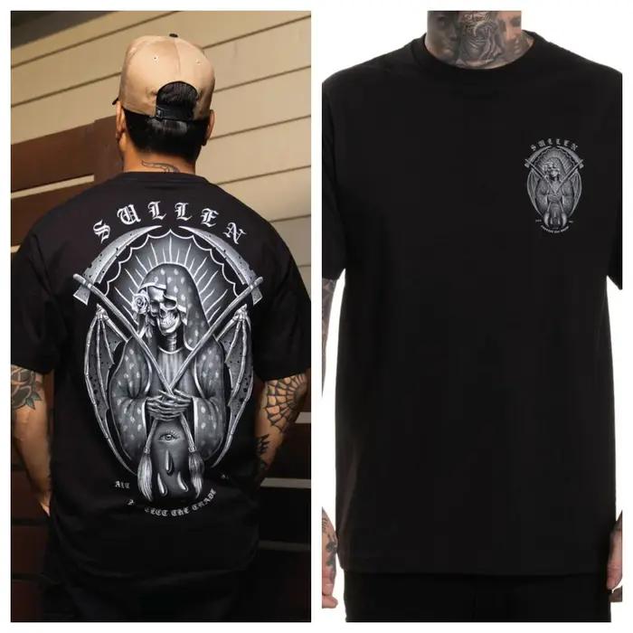 DE LA MUERTE MEX T-shirt décontracté d'été style art tatouage pour hommes et femmes