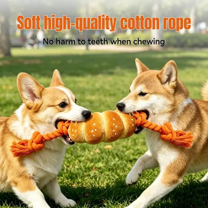 Jouet en forme de saucisse pour animaux de compagnie, jouet à mâcher durable et sonore pour chiens, résistant à l'eau et adapté aux jeux interactifs et de loisirs