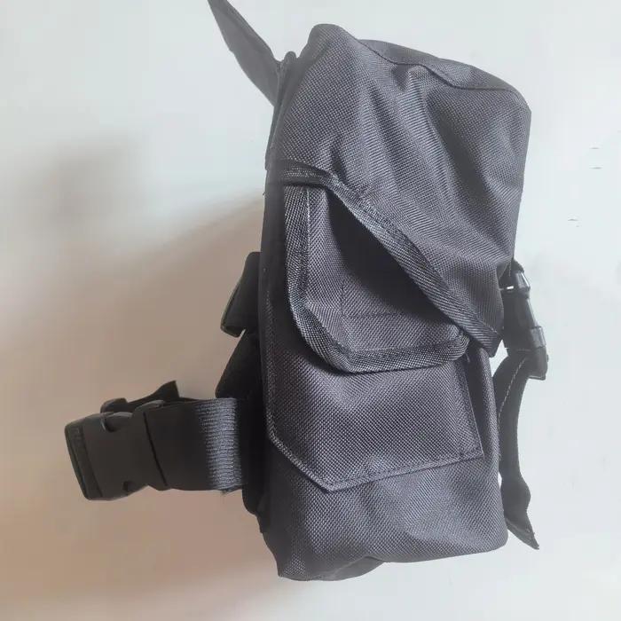 Sac jambe rangement accessoires tactique masque gaz équipement chasse portable extérieur