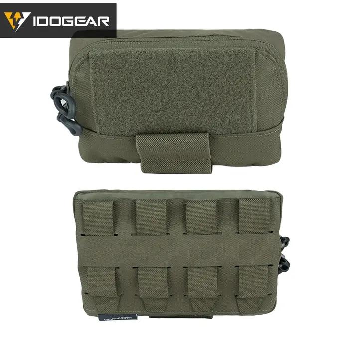 Poche Admin Tactique IDOGEAR Sac Ceinture MOLLE - Poche de Rangement Multifonction Zippée EDC 35103