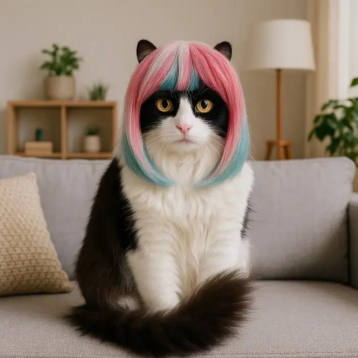 Perruque de Costume de chien et de chat